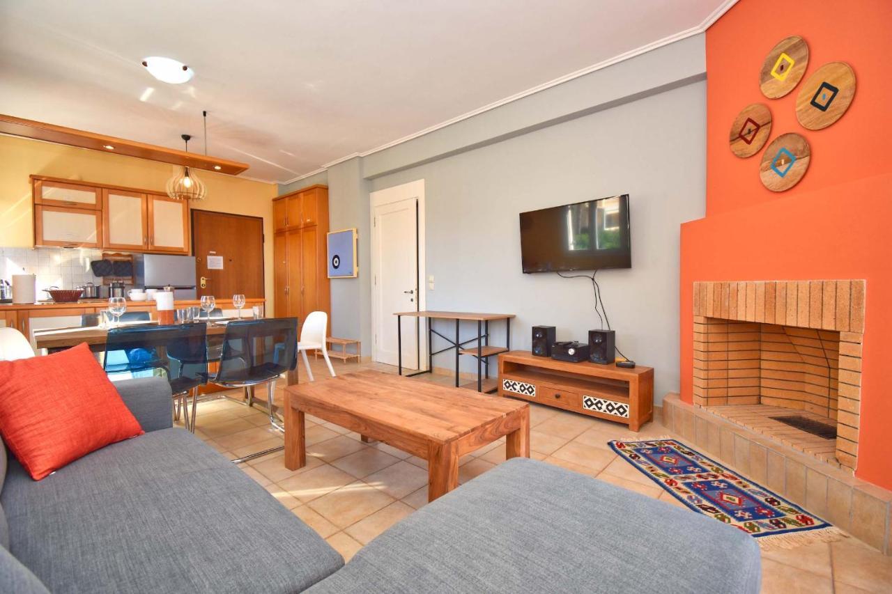 Apartament Pebbles And Sea At Barbati With Shared Pool Zewnętrze zdjęcie